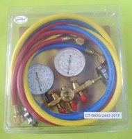 冷媒錶組 冷煤錶 冷媒錶 高低壓錶  R410A 台製