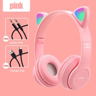 Headphones bluetooth wireless 【PHK】P47m High configuration version  Y47 Cat Ear headphone Built-in m