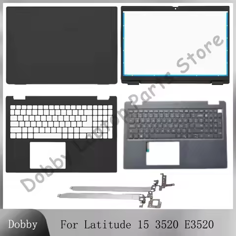 New For Dell Latitude 3520 E3520 Laptop LCD Back Cover Front Bezel Palrmest Upper Top Case Keyboard 