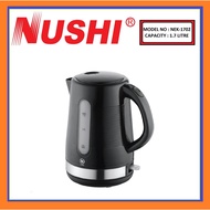 NUSHI NEK-1702 CORDLESS ELECTRIC KETTLE / BLACK COLOR / SG PLUG / SAFETY MARK / 1 YEAR LOCAL WARRANTY / FAST SHIPPING