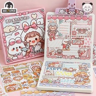 Spesial Mr. Stiker Lucu Kertas Pegangan DIY Dekorasi Kartu Goo Stiker