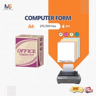 OFFICE Computer Form / A4 4 PLY