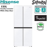 HISENSE 4 MULTI DOOR INVERTER REFRIGERATOR 520L RQ568N4AWU WHITE