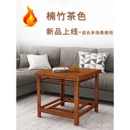 ‍🚢Wholesale Solid Wood Baking Fire Rack Winter Roasting Stove Square Table Square Small Square Table Bamboo Foldable Bak
