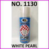 ∈ ✻ ORIGINAL BOSNY SPRAY PAINT WHITE PEARL NO. 1130 ( 300 GRAMS ) ========================== WHITE