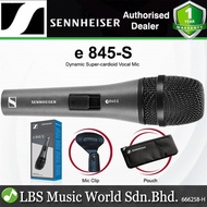 Sennheiser Dynamic Super Cardioid Vocal Microphone Mic with Switch (E845 E845S)