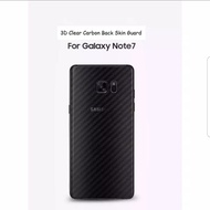 Carbon Garskin Skin For Samsung Note 7 Samsung Note 8 Samsung Note 9 Back Scratch Resistant