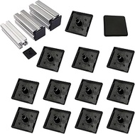 Zaky Standard Plastic Square Rectangle Aluminium Extrusion End Cap 2020/3030/4040/2040/3040/4080 Ser