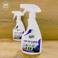 Chất tẩy xi măng Zippro 500ml tẩy xi măng trên nhôm inox gạch men nhựa giá rẻ sạch nhanh