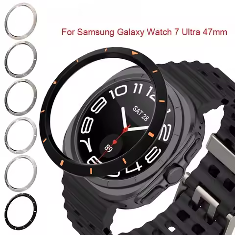 PC Bezel Ring Case For Samsung Galaxy Watch 7 Ultra 47mm Protecive Case Cover For Galaxy Watch Ultra