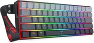 REDRAGON K617 Fizz Magnetic+ Wired 60% RT Magnetic Switch Gaming Keyboard, Black, RGB