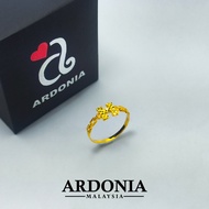 ARDONIA Cincin Paperclip H 375 (9K Gold / 375 Gold