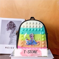 Balo cho bé hình công chúa elsa balo pop it ngộ nghĩnh dễ thương