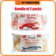 A1 Lobster Chips / Mackerel Chips · Keropok Udang / Keropok Ikan 300g