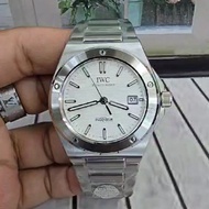 JAM TANGAN IWC AUTOMATIC DIAL WHITE 39MM SWISS