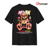 KATUN Streetwear Distro 24s Combed Cotton T-Shirt for Men and Women - SW 47