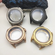 Assembly Accessories 42mm Black SKX007 Watch Cases Fit Seiko NH35 NH36 7S26 4R36 Movement Sapphire C