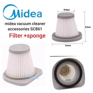 (OEM) Midea Vacuum Hepa Filter With Sponge SC861 / SC861A / SC861B / SC861R