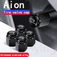 Aion Y PLUS Aion v 5Pcs Car Tire Valve Stems Cap Aluminum Tire Wheel Stem Air Valve Cap accessories 