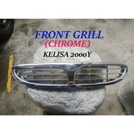 FRONT BUMPER GRILLE (CHROME) SARONG DEPAN FRONT GRILL PERODUA KELISA 2000 2001 (FIRST MODEL BUMPER)