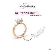 Invisible Ring Size Adjuster for Loose Rings Ring Adjuster Ring Fitter Ring Sizer Pengetat Cincin Pe