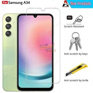 Tempered Glass SAMSUNG A34 5G Screen Protector Handphone Clear