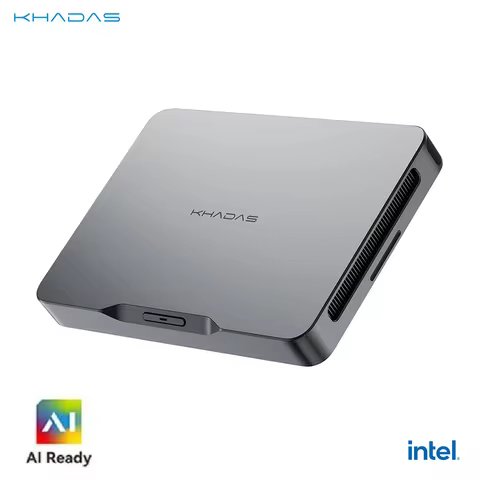 Khadas Mind 2/2s AI PC Mini Gaming PC Intel Core Ultra 7 155H 16C/22T Intel Arc GPU 64GBRAM 2TB SSD,