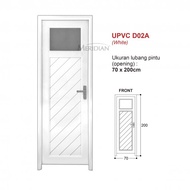 PINTU UPVC UPVC DOOR MERIDIAN / PINTU KAMAR /KAMAR MANDI/ U- Pvc 02 A 