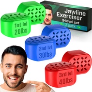 Jawline Exerciser for Men & Women - Powerful Jaw Trainer - Different Resistance Levels - Double Chin