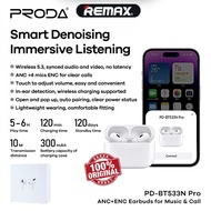 Original Remax ANC Noise Cancellation & Proda PD-BT800 TWS wireless bluetooth earphone In-ear PD-BT5