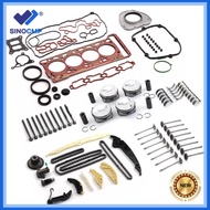 Promotion 1set New Engine Rebuild Overhaul Valves Kit For VW Audi S3 TTS Golf R MK7 Skoda 2.0 TSI CJ