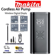 Makita Air Pump Portable Car Air Pump Tyre Compressor Accessories Quick Wireless Car Air Pump with LED Display