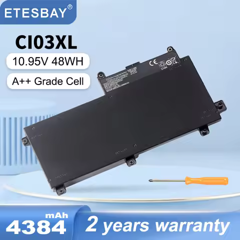 ETESBAY CI03 CI03XL Laptop Battery For HP ProBook 640 645 650 655 G2 G3 Series HSTNN-UB6Q HSTNN-PB6K