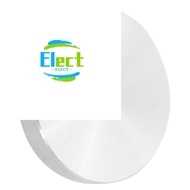 8X Glass Plate Adapter Table Leg Aluminum Round 50X8mm Silver