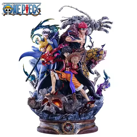23cm Anime One Piece Figures Luffy Trafalgar 3 Captain One Piece Action Figures Figurine Collection 