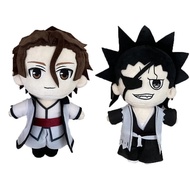 20cm BLEACH Plush Doll Aizen Sousuke Zaraki Kenpachi Plushies Toy Anime Cosplay Soft Stuffed Pillow 