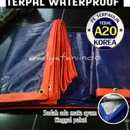 A20 KOREA tarpaulin size 2x3 3x2 meters color original ORENbiru thick rope