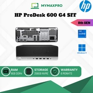 PC i7 HP ProDesk 600 G4 SFF Intel Core i7 (8th Gen) / 8GB RAM / 256GB NVME / Win 11 Pro (Refurbished