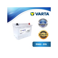 Varta/Delkor DIN60 - LN2 (EFB) Stop Start Battery - Car Battery - VOLKSWAGEN Polo, Vento, Jetta PEUG