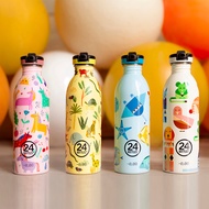 Italy 24Bottles-Lightweight Nozzle Cold Water Bottle/Children's Bottle (With Straw) 500ml