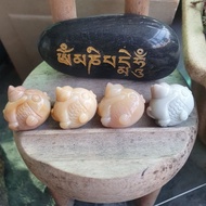 Alxa Carved Cat Eating Fish YY0108 Heaven And Earth Hole 18.4 X 19 X 11.1 Handmade Diy Accessories