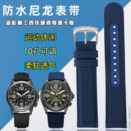 4/8✈Suitable for Longines Concas Seiko No. 5 Citizen canvas bracelet blue army green nylon watch strap men 21m