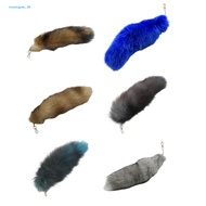 (Lovelycat) Oversized Fox Tail Keychain Faux Tail Keychain Extra Fake Fox Tail Keychain – Oversized 
