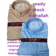 Jubah Al Haramain Kain licin Baby Blue and nude color limited edition and limited stock imported fro