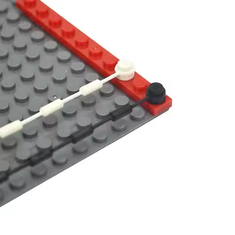 MOC High-Tech Chain Links Bricks 63141 String with End Studs Building Blocks 20Pcs Compatible x127c4