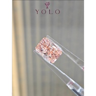 YOLO Lab-grown diamond Rectangular 5.00ct Fancy Vivid Pink--8760957364484