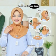 FAEYZA SCRAFT ||Policewomen's service hijab with neck strap | Instant Service Hijab | Premium Materi