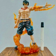 Toy static figureportgas D Ace battle fireOne Piece Portgas D Ace Statue Model Dream studio 24cm Col