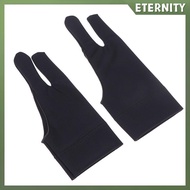 ETERNITY 1Pc Artist Glove 2-fingers Drawing Graphic Tablet Smudge  Anti-fouling Gloves