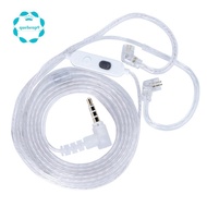 Headphone Cable HiFi Dual Mic Earphone Wire 2PIN 0.75mm C PIN Headphones 3.5mm Plug